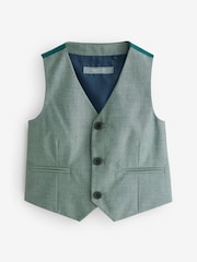Mint Green Suit Waistcoat - Image 1 of 1
