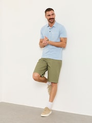 أزرق شاحب - قميص بولو من Fat Face - صورة 3 من 5