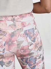 Gina Bacconi Pink Christie Reversible Stretch Floral Print Jeans - Image 5 of 5