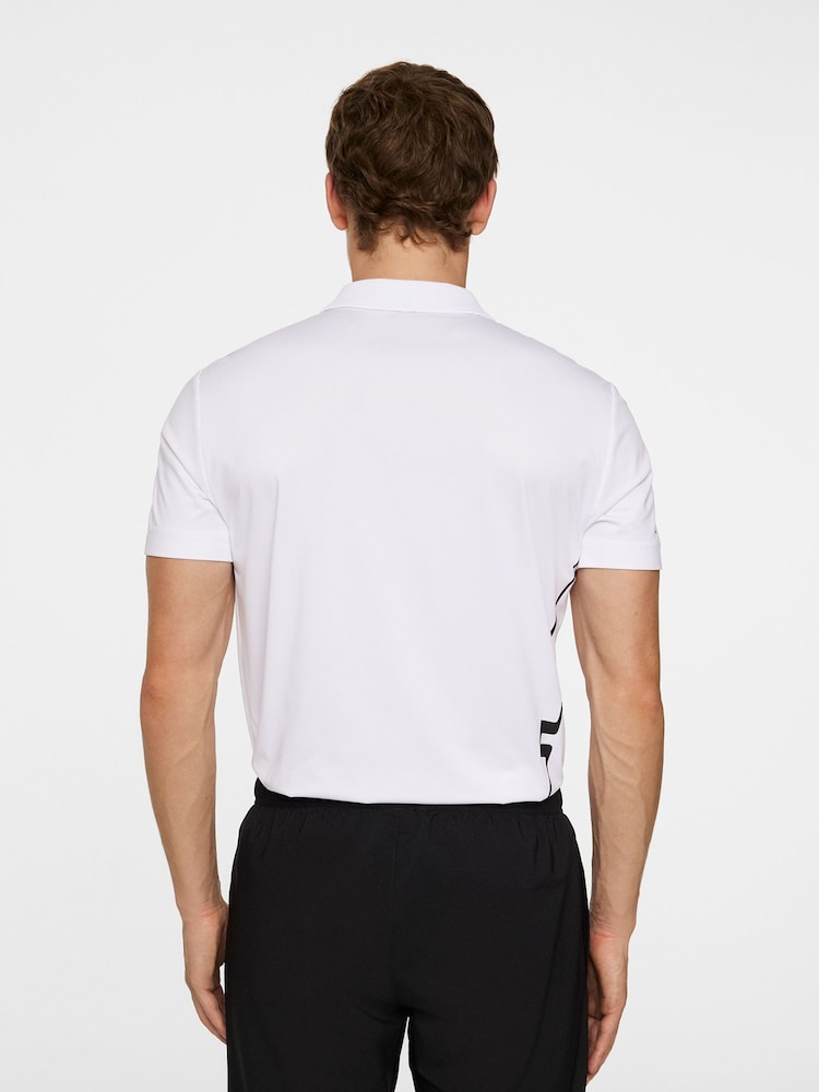 J.Lindeberg White Tennis Leroy Polo Shirt - Image 2 of 7