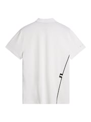 J.Lindeberg White Tennis Leroy Polo Shirt - Image 7 of 7