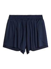 J.Lindeberg Navy Tennis Paulina Jersey Shorts - Image 7 of 7