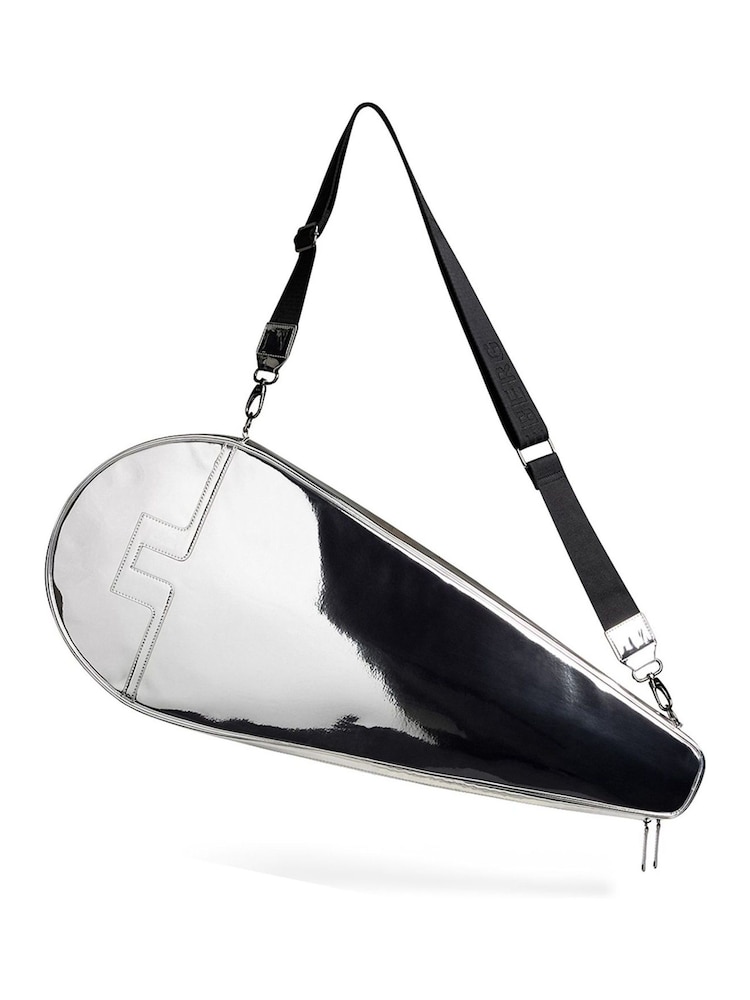 J.Lindeberg Black/White Tennis Madison Silver Racket Bag - Image 1 of 5