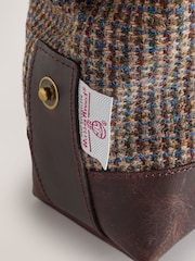 Brown Harris Tweed Washbag - Image 7 of 7