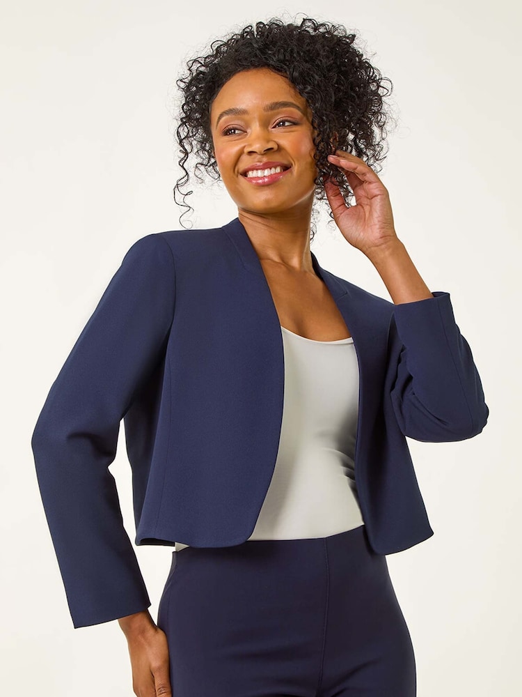 green emerald velvet dress Bolero Cardigans for Women, 3/4 Sleeve Open Front Cropped Cardigan Soft  Knit Bolero Shrug Jackets for Evening Dresses Navy Blue S at Amazon Women's  Clothing store main image 1
