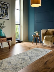 Origin Rug Collection. Grey Washable Napoli Runner - Image 1 of 5