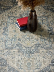 Origin Rug Collection. Grey Washable Napoli Runner - Image 4 of 5