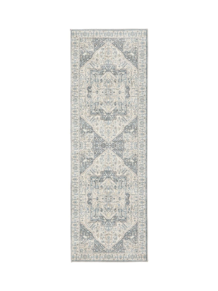 Origin Rug Collection. Grey Washable Napoli Runner - Image 5 of 5