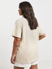 Simply Be Pink Embroidered T-Shirts 2 Pack - Image 3 of 7