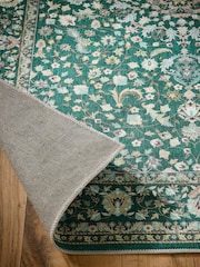 Origin Rug Collection. Emerald Washable Windsor Runner - Image 3 of 5