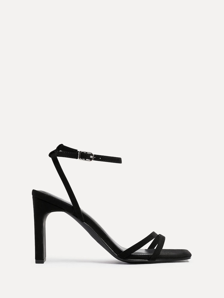 Linzi Black Gesture Strappy Block Heel Sandals - Image 2 of 5