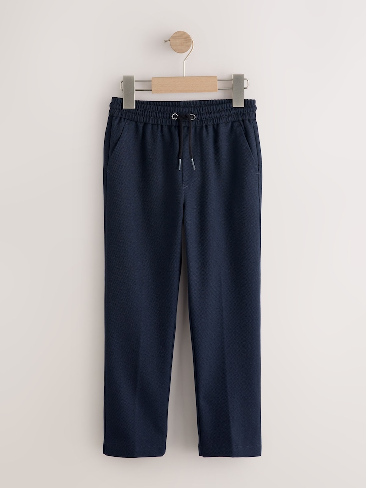 Navy Pull-On Suit Trousers (3-16yrs) - Image 1 of 5 Navy Pull-On Suit Trousers (3-16yrs) - Image 1 of 5