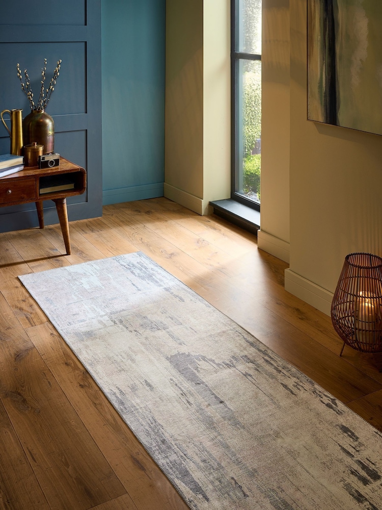 Origin Rug Collection. Glacier Washable Arctic Scape Runner - Image 1 of 5