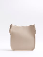 River Island Beige Logo Messenger Bag - Imagem 3 de 6