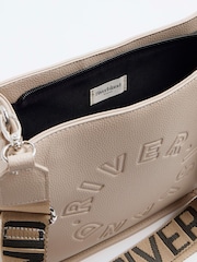 River Island Beige Logo Messenger Bag - Imagem 5 de 6