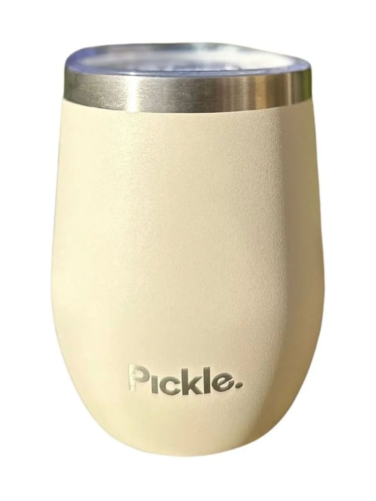 Pickle Picnic Sandy Shores Drinks Tumbler Travel Mug with Ceramic Inner - Image 1 of 2 Pickle Picnic Sandy Shores Drinks Tumbler Travel Mug with Ceramic Inner - Image 1 of 2