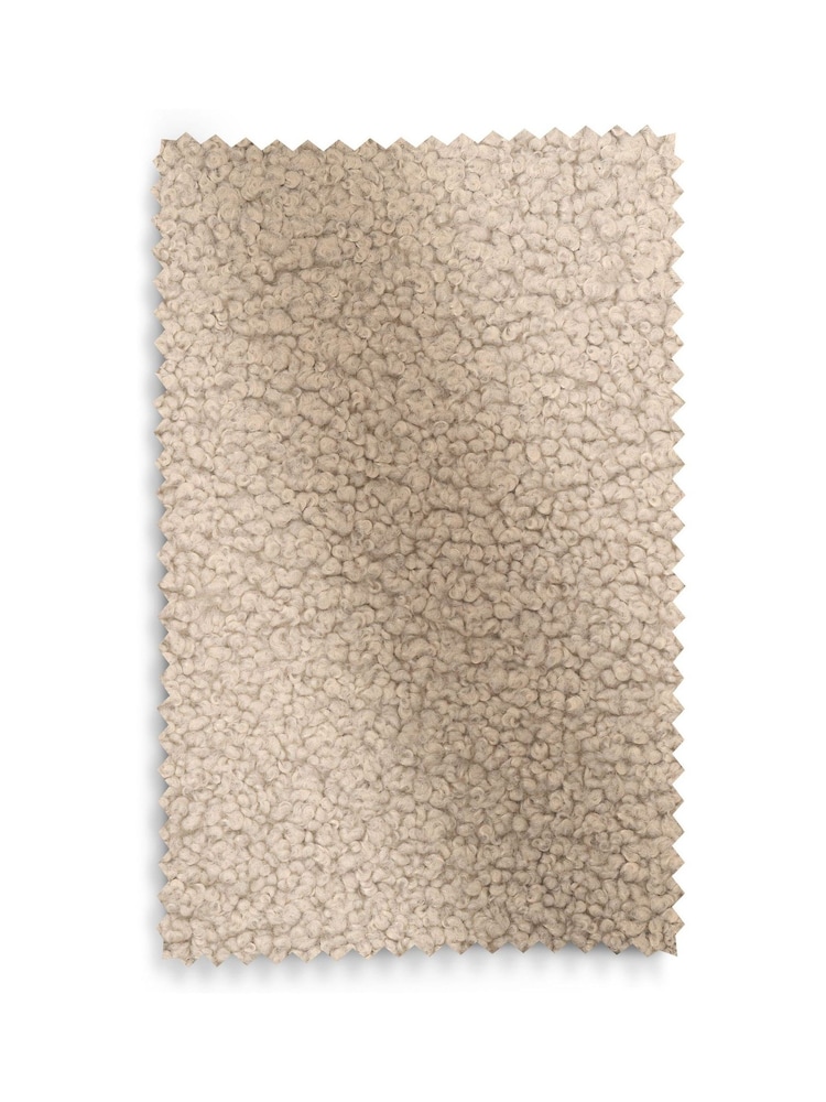 Teddy Boucle Light Natural Sherlock Highback Armchair - Image 9 of 9