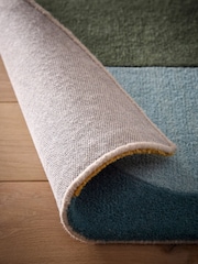 Origin Rug Collection. Blue Retro Deco Rug - Image 3 of 5