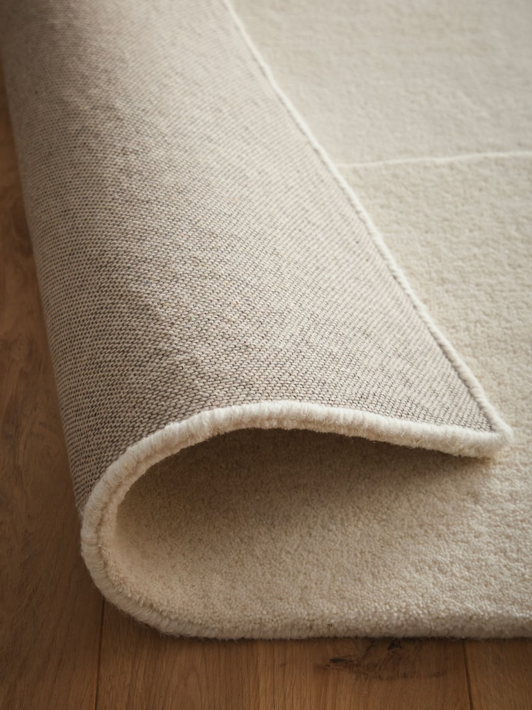 Origin Rug Collection. Cream Sculptured Boulder Rug - Image 2 of 5