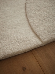 Origin Rug Collection. Cream Sculptured Boulder Rug - Image 3 of 5