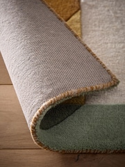 Origin Rug Collection. Tan Retro Deco Rug - Image 2 of 5