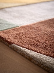 Origin Rug Collection. Tan Retro Deco Rug - Image 3 of 5