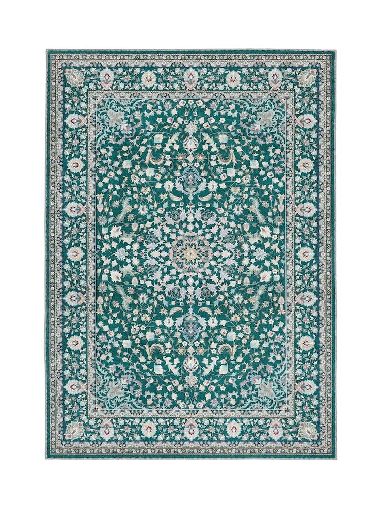 Origin Rug Collection. Emerald Washable Windsor Rug - Image 5 of 5