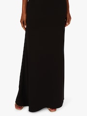 Adrianna Papell Colour Block Crepe Bow Black Gown - Image 6 of 6