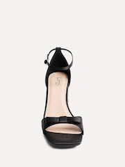 Linzi Black Orena Block Heel Sandals With Bow Detail - Image 5 of 6