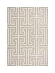 Origin Rug Collection. Beige or Cream Greek Key Rug - Image 5 of 5