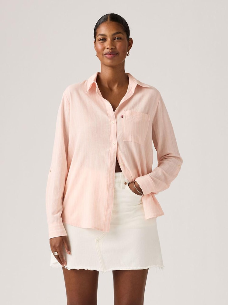 Levi's® Darlene Utility Shirt Rivington Stripe Crystal Pin Darlene Utility Shirt - Image 1 of 6