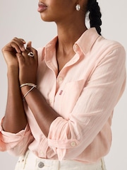 Levi's® Darlene Utility Shirt Rivington Stripe Crystal Pin Darlene Utility Shirt - Image 4 of 6