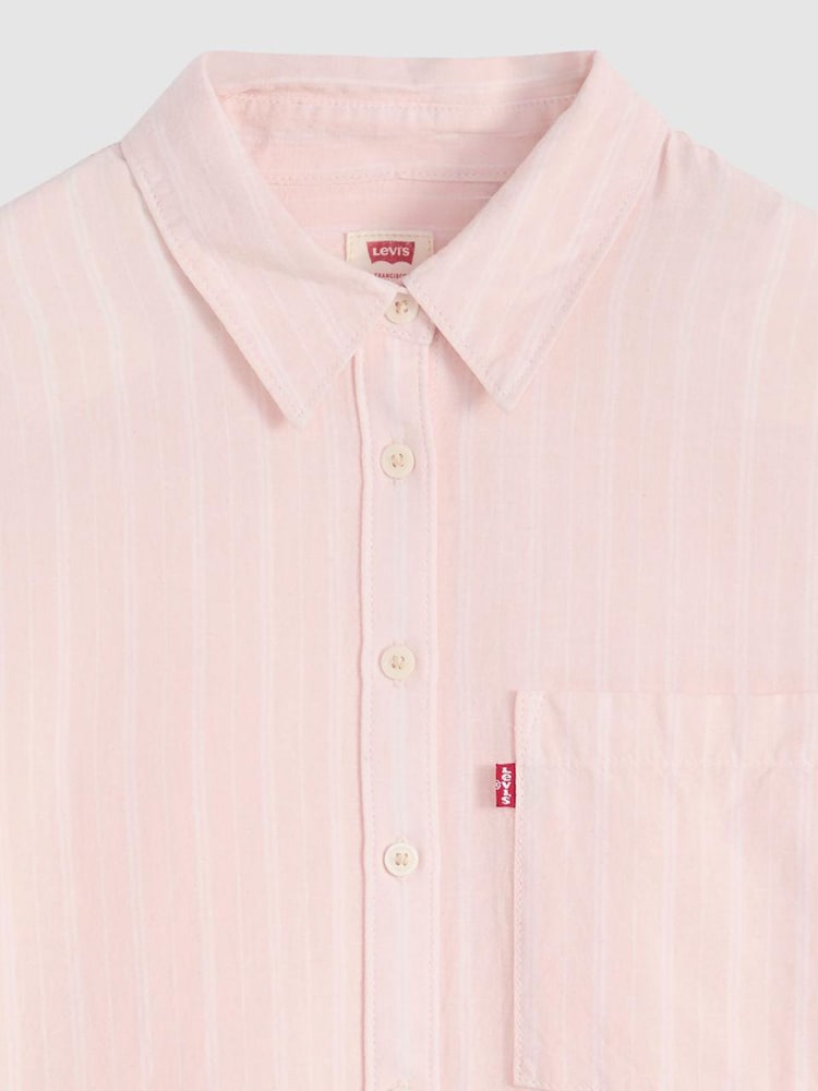 Levi's® Darlene Utility Shirt Rivington Stripe Crystal Pin Darlene Utility Shirt - Image 6 of 6