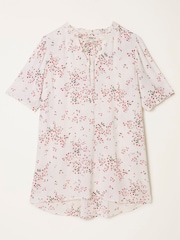 FatFace Airee Ivory Cherries Petite Tunic - Image 6 of 6