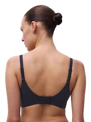 Chantelle Blue Norah Soft Feel Floral Print Underwired Bra - Image 3 of 4