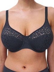Chantelle Blue Norah Soft Feel Floral Print Underwired Bra - Image 4 of 4
