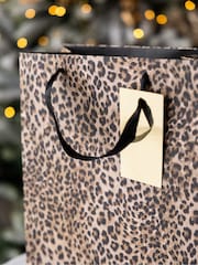 Rockett St George Set of 2 Black/Animal Slogan Gift Bags - Image 3 of 3