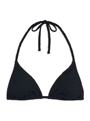 Chelsea Peers Black Jacquard Shell Triangle Bikini Top - Image 4 of 5