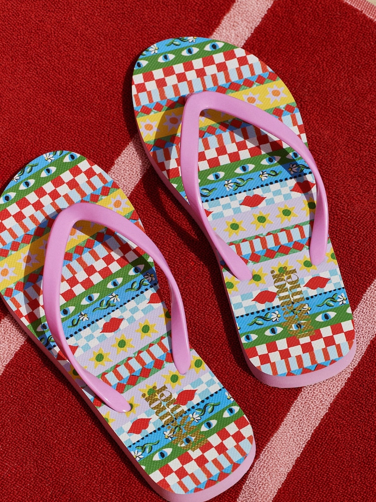 Eleanor Bowmer Patch Flip Flops - Bild 1 von 7