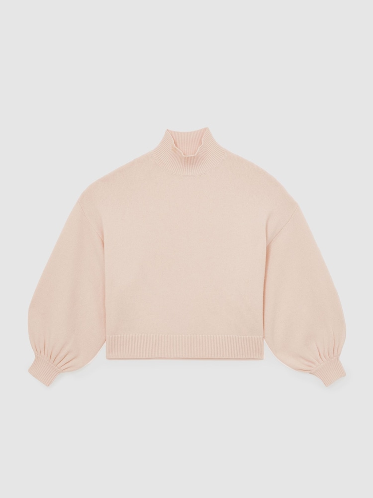 Reiss Blush Pink Lily Reiss | Royal Ballet Batwing Jumper - Image 2 of 6 Reiss Blush Pink Lily Reiss | Royal Ballet Batwing Jumper - Image 2 of 6