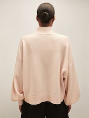 Reiss Blush Pink Lily Reiss | Royal Ballet Batwing Jumper - Image 5 of 6