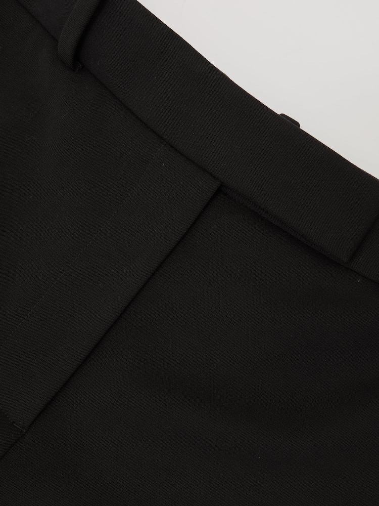Reiss Black Gabi Wide-Leg Suit Trousers - Image 8 of 8