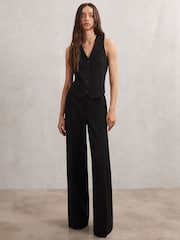Reiss Black Gabi Waistcoat - Image 3 of 6
