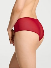 Victoria's Secret Pink Red Lacquer Cheeky Mesh Knickers - Image 2 of 2