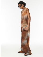 River Island Brown Ombre Pull On Trousers - Image 4 of 4