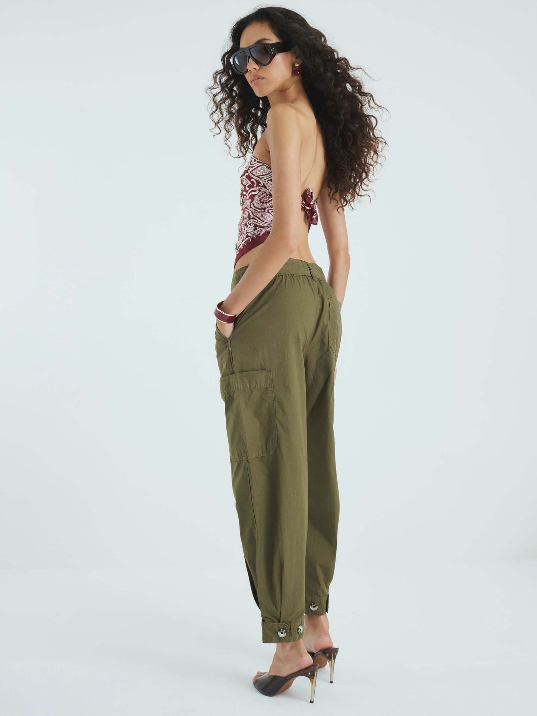 Next：日本 River Island ベルト付きバレルパンツ from Next Japan