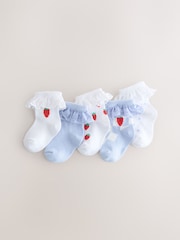 Blue Baby Socks 5 Pack (0mths-2yrs) - Image 1 of 3