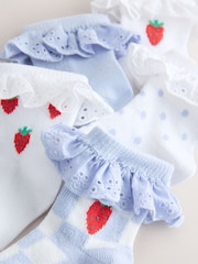 Blue Baby Socks 5 Pack (0mths-2yrs) - Image 2 of 3