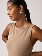 Levi's® Pine Bark Blair Sleeveless Boatneck Tank Top - Image 4 of 6