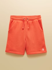 Joules Kids' Pink & Orange Pack Of Two Loopback Sweat Shorts - Image 2 of 5